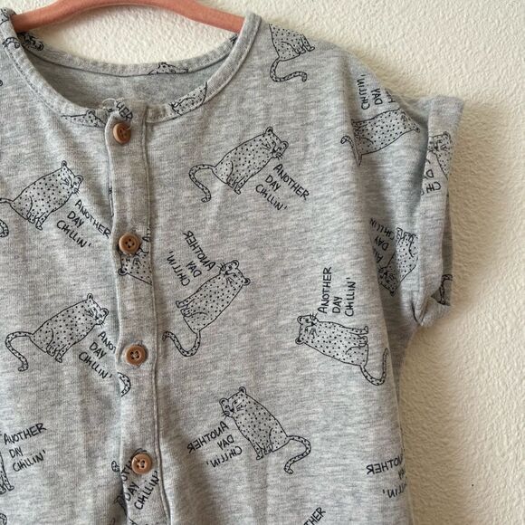 Art Class Gray Another Day Chillin’ Jumpsuit 4 t Gray - Picture 5 of 7